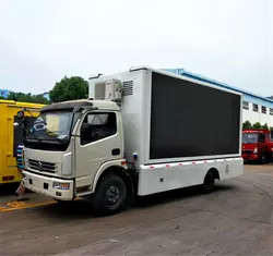 Dongfeng移動式大きいスクリーンのトラック4800*2080mmの4*2防水移動式健全な段階のトラック