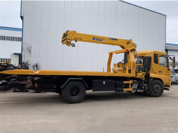8 - 10 トンの車壊し機 牽引トラック プラットフォーム 6.3T 車輪ベース 4500mm 重荷牽引