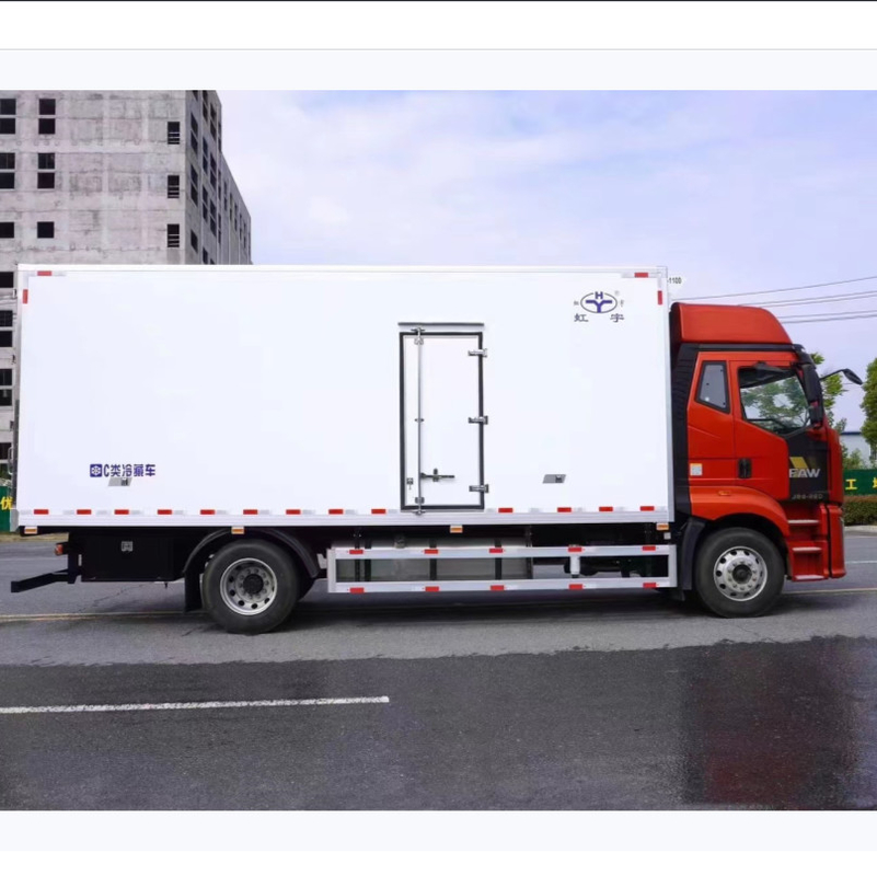 FAW 10トンのリーファーのトラックの冷蔵室のヴァンTruck Forの野菜およびフルーツ