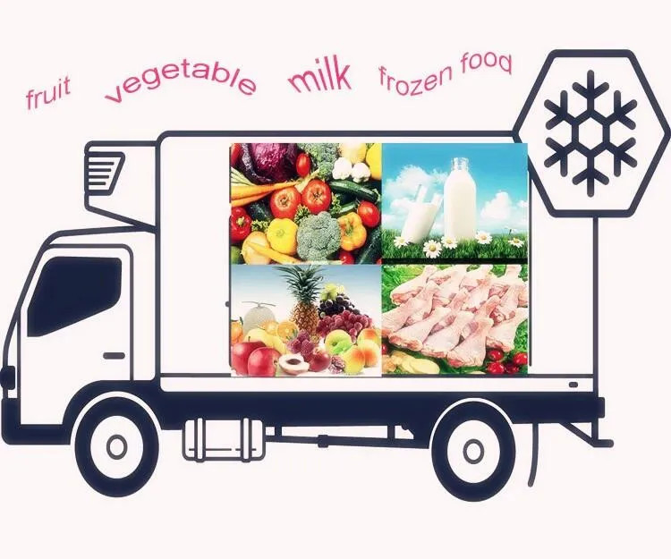 JACの冷凍食品のトラック冷凍食品の輸送のための10トンの冷蔵トラック