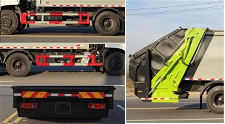 ゴミ車 洗濯機 ダンフェン 5995 kg コンパクター カーボン・スティール・シャシー付き ゴミ車