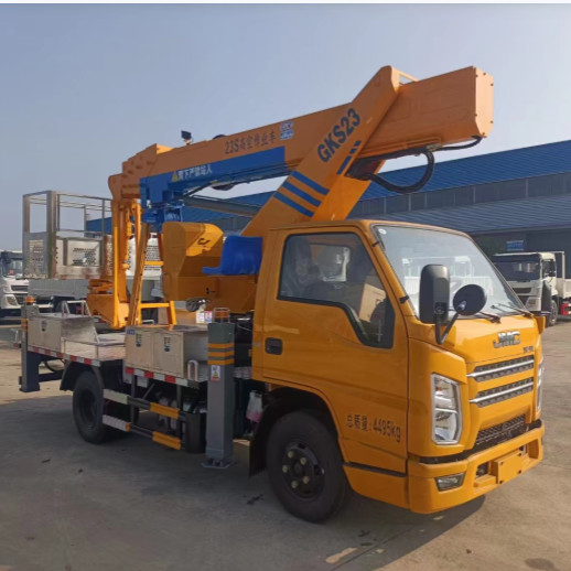 中国 JMC 1385/1425 前後道ベース 空中作業台 トラックディーゼル