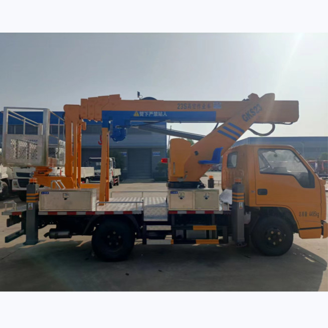 中国 JMC 1385/1425 前後道ベース 空中作業台 トラックディーゼル