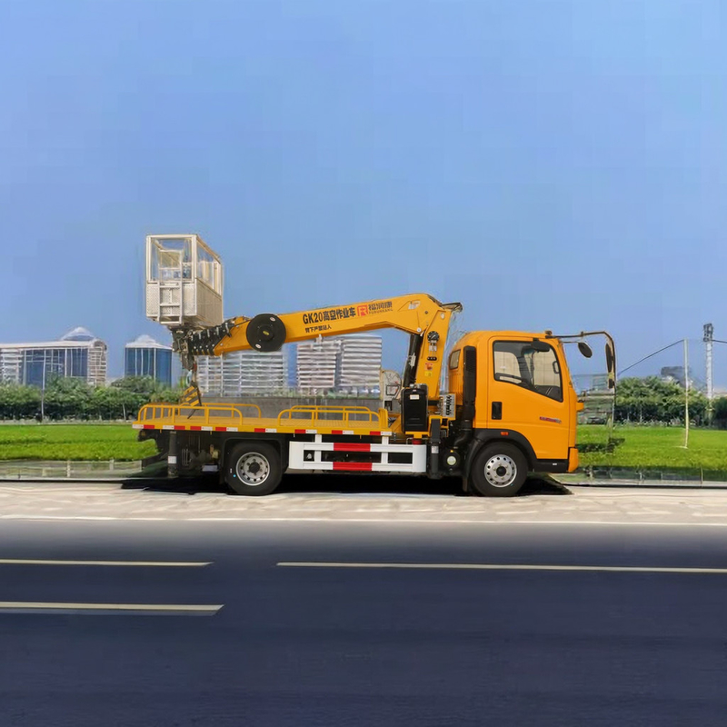 ホウ・シャシ 4×2 ドライブ 21M トラック 搭載 空中作業プラットフォーム 95km/H 200kg 負荷