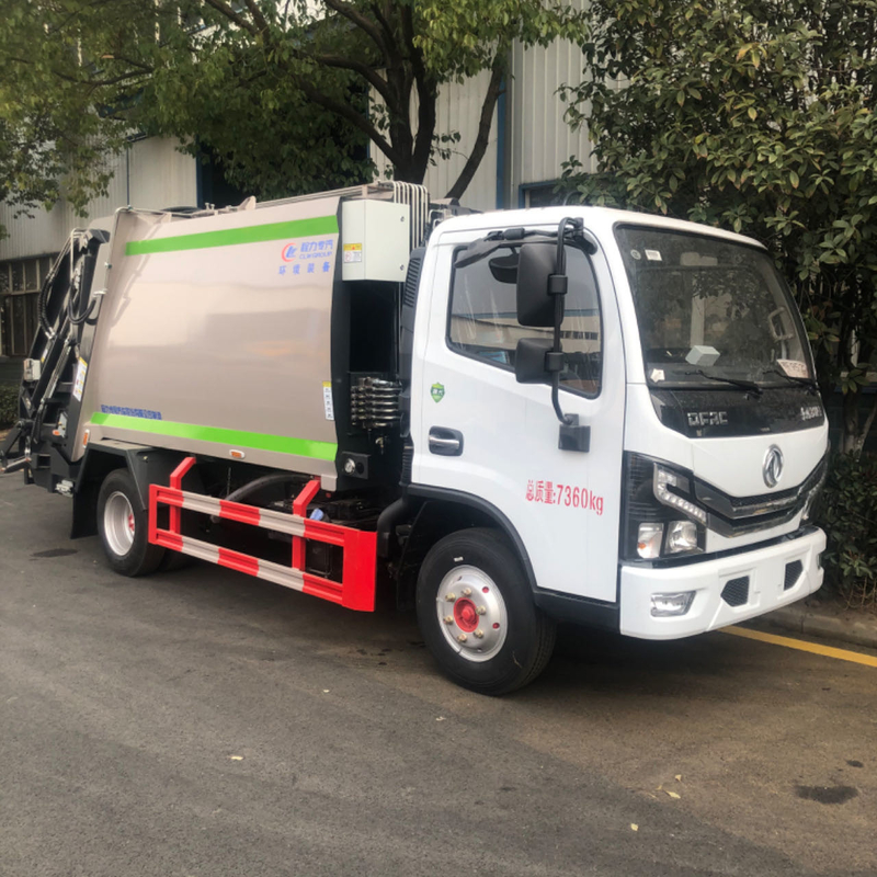 2023年 新型ドンフェン・ミンゴミ収集トラック 販売 7m3 コンパクターゴミ収集トラック