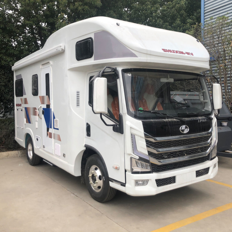 Yuejin Fotonの屋外のキャンピングカーの自動変速機4*2 Motorhome RVのキャラバン