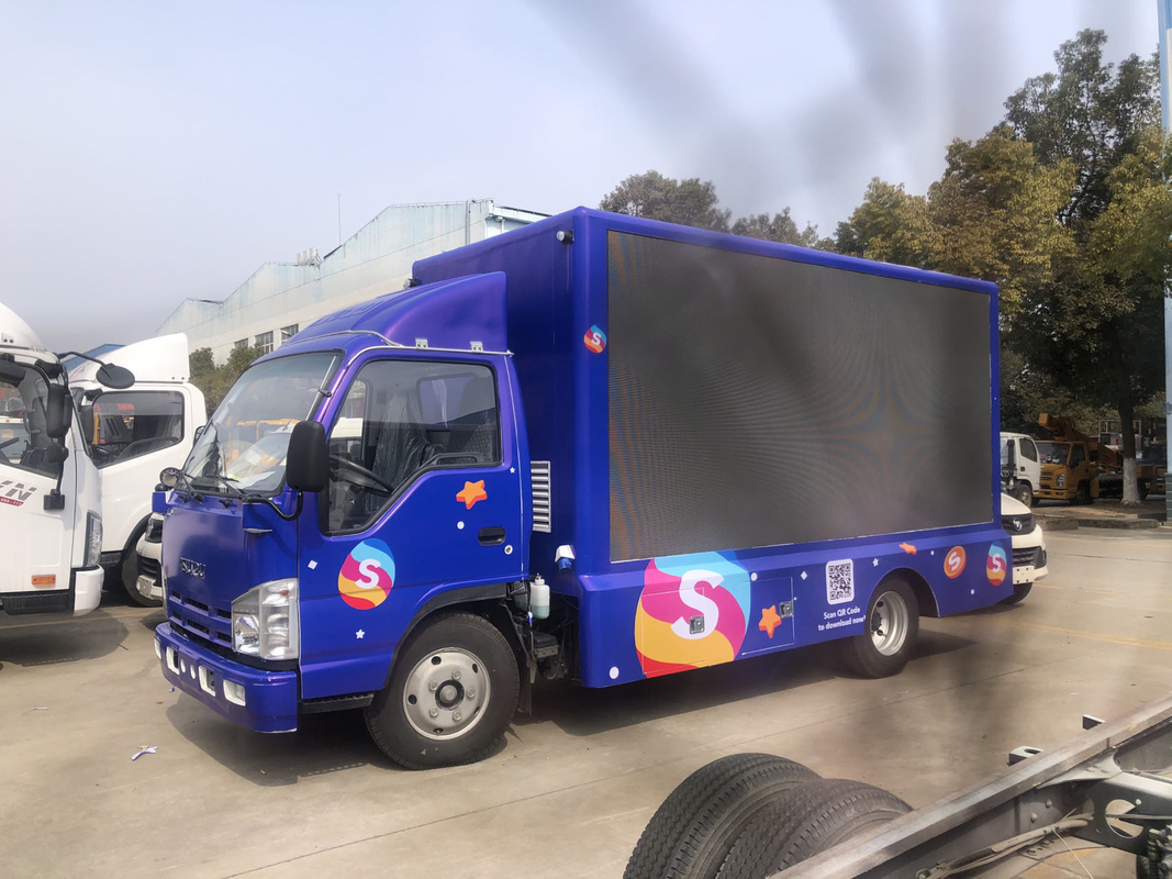 P4 5 6 イスズウ モバイルLEDディスプレイトラック 4X2 95km/H モバイルミニトラック