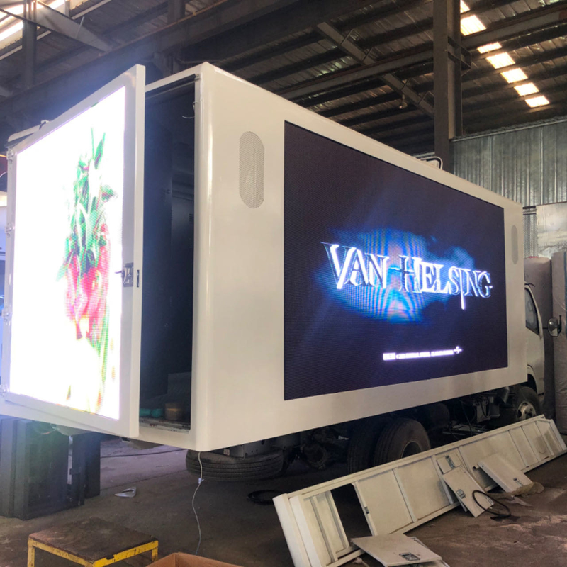 取付けられるトラックのためのカスタマイズされた12ft/14ft/16ft/18ft P4デジタルLEDスクリーン箱