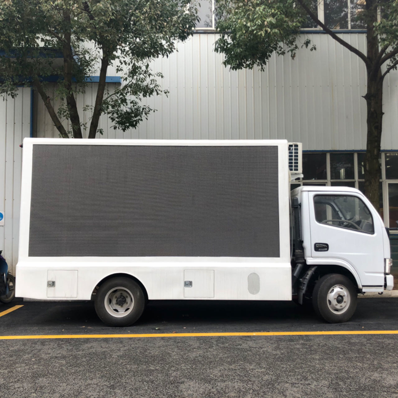 ドンフェン 4x2 LED モバイル トラック ライトボックス 覆いガラスと 広告用のアウトドア LED 画面