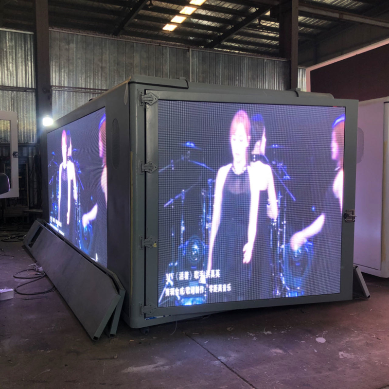 12.5ft*5.6ft P4 P5 P6 屋外LEDディスプレイ 掲示板 2500kg容量