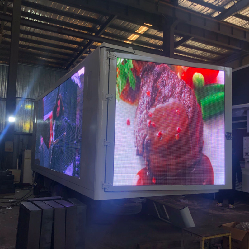 12.5ft*5.6ft P4 P5 P6 屋外LEDディスプレイ 掲示板 2500kg容量