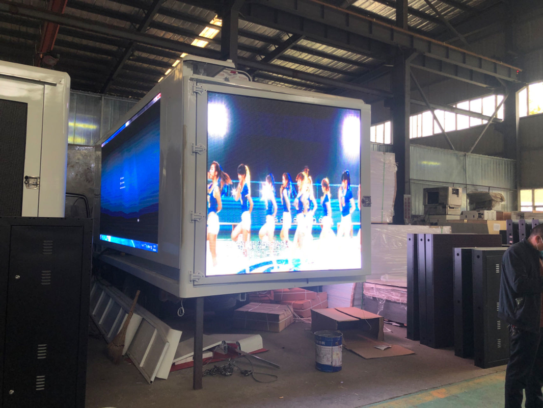 12.5ft*5.6ft P4 P5 P6 屋外LEDディスプレイ 掲示板 2500kg容量