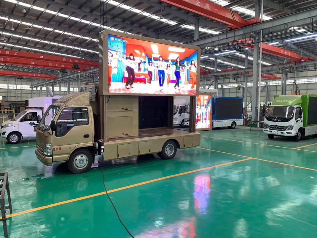 防水 フルカラー P3 P4 スクリーン モバイル 広告 トラック 屋外 LED ディスプレイ ステージ トラック