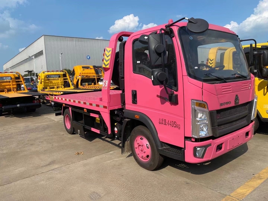 SINOTRUK HOWO 4x2 3-5トンのフラットベッドライトデューティ・ブレッカー トラック トラック トラック トラック トラック トラック