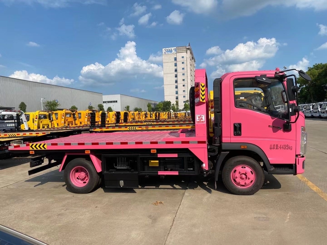 SINOTRUK HOWO 4x2 3-5トンのフラットベッドライトデューティ・ブレッカー トラック トラック トラック トラック トラック トラック