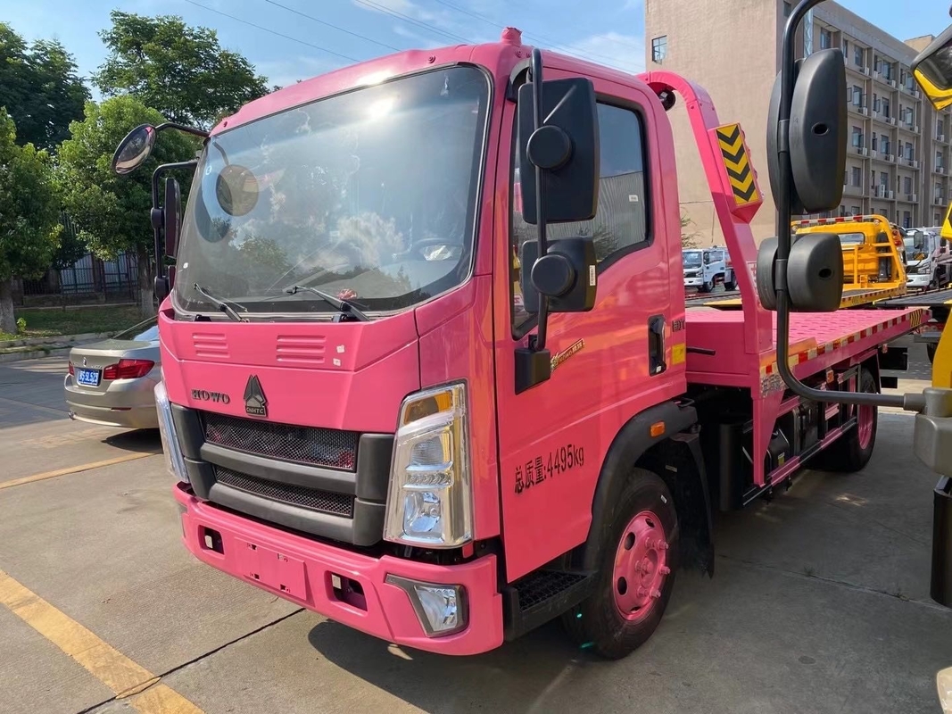 SINOTRUK HOWO 4x2 3-5トンのフラットベッドライトデューティ・ブレッカー トラック トラック トラック トラック トラック トラック